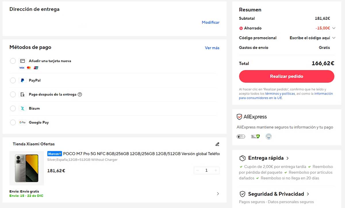 Ofertas por el POCO M7 Pro 5G