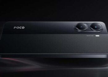 Trasera del POCO X7 Pro de color negro