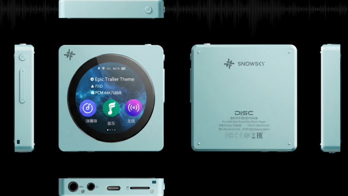 El nuevo FiiO Snowsky Disc parece un iPod Nano… pero es mucho más que nostalgia bien hecha
