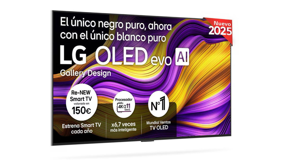 LG OLED G5 de 65 pulgadas: si quieres el mejor televisor de 2025, es tu momento, llévatelo por menos de 1450 euros