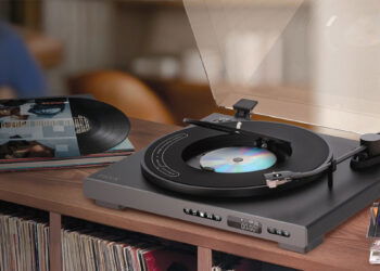 Mixx Analog Plus: tocadiscos y reproductor de CD todo en uno en un diseño brillante