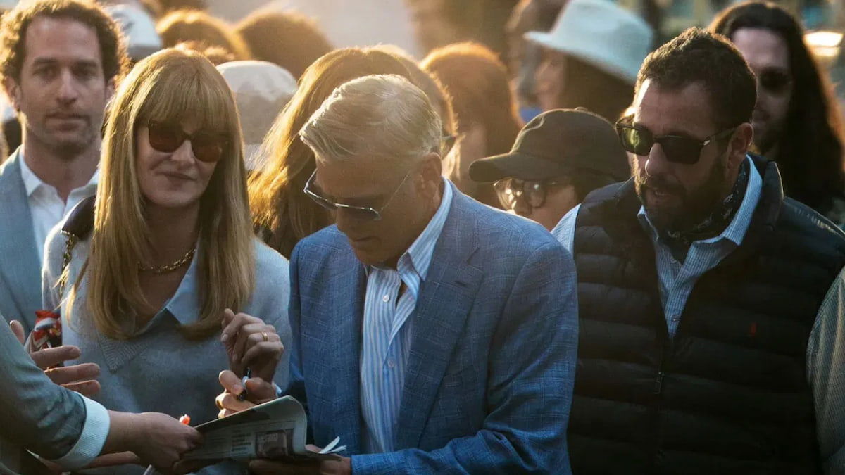 George Clooney y Adam Sandler protagonizan esta nueva tragicomedia de Netflix sobre la vida de las entrellas