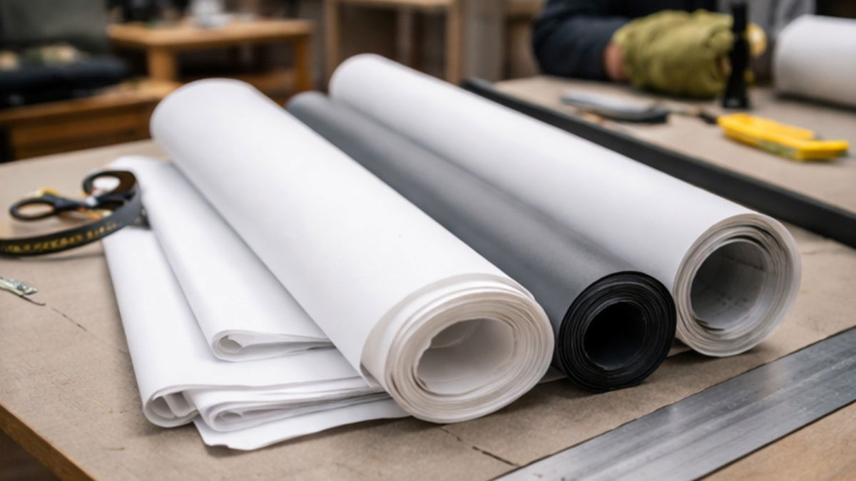 ¿Qué tipos de telas o materiales son ideales para utilizar como pantallas de proyector caseras?