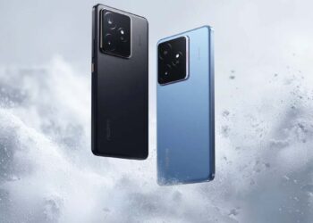 realme GT 7 en colores negro y azul