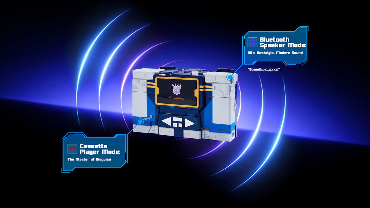Soundwave renace: el Transformer que ahora es robot, altavoz y grabadora a la vez