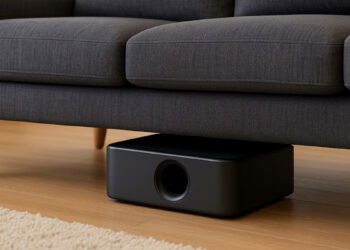 Poner el subwoofer bajo el sofá puede ser una maravilla… o una cagada