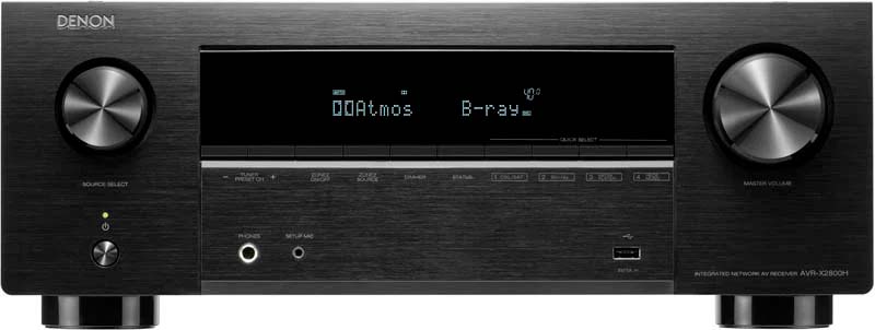 Frontal del DENON AVR-X2800H
