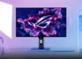 ASUS ROG Strix OLED con fondo