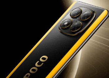 Imagen del POCO X7 de color amarillo