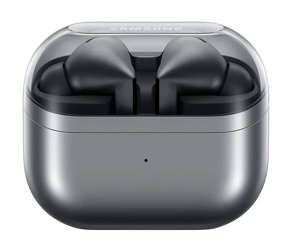 Samsung Galaxy Buds3 en su funda