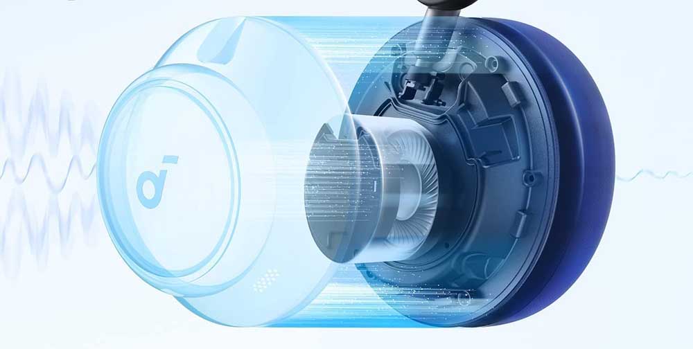 Interior de los Soundcore Space Q45