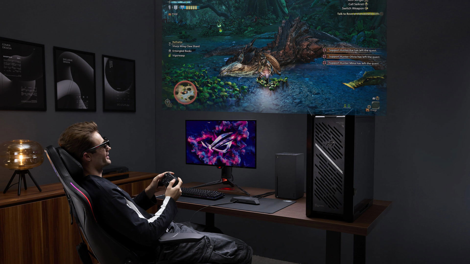Asus se lanza a por el futuro con sus nuevas gafas gaming micro-OLED: pantallón virtual de 117 pulgadas a 240 Hz