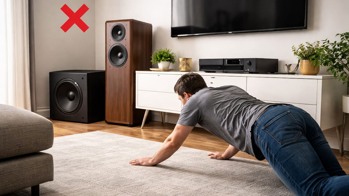 5 cagadas típicas al configurar un subwoofer y cómo arreglarlas sin volverte loco