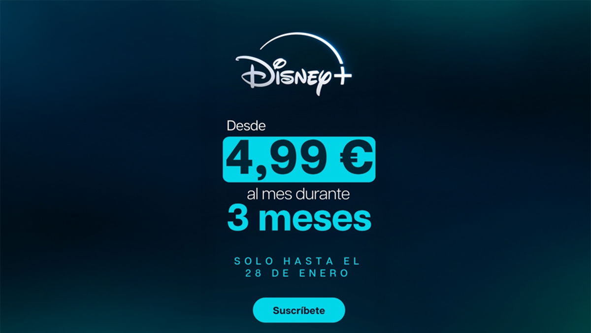 Disney+ baja el precio de su suscripción durante 3 meses solo durante enero: desde 5 euros al mes