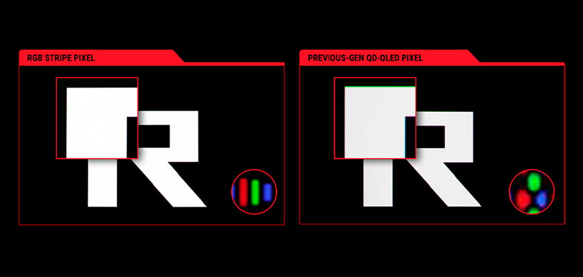 Se acaban de revelar los primeros monitores QD-OLED con V-Stripe RGB