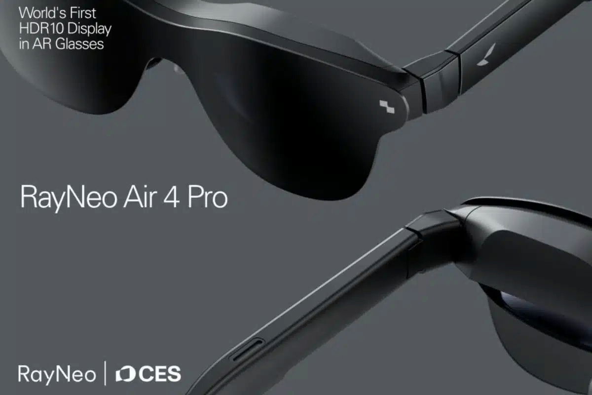 RayNeo sube el nivel: acaban de presentar unas gafas AR con HDR10 y solo 76 gramos de peso
