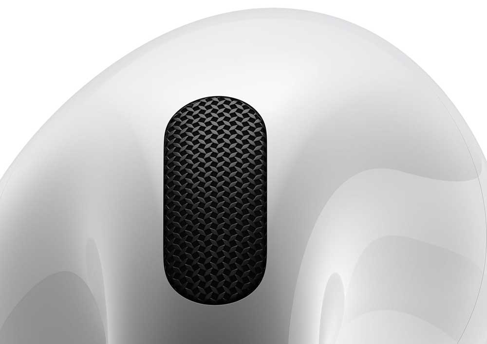 Detalle de los Apple AirPods 4