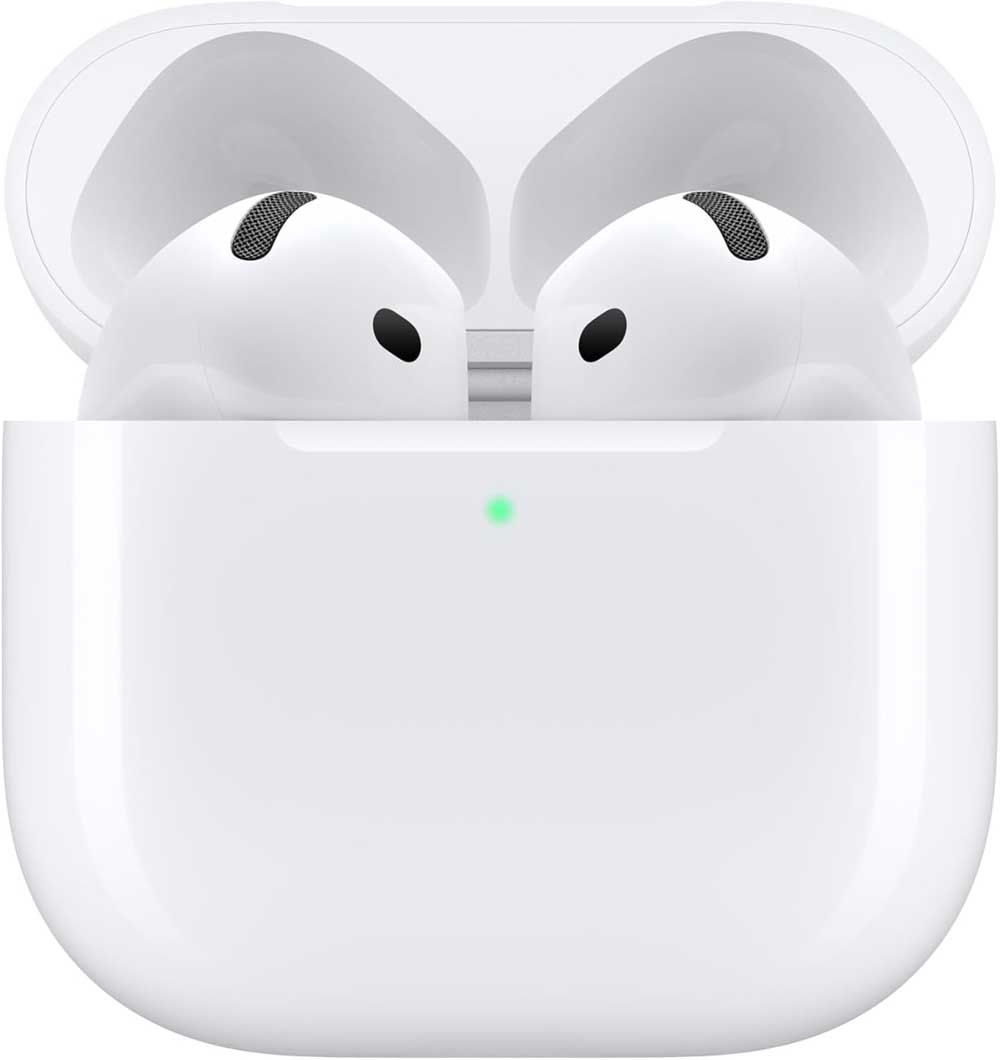 Apple AirPods 4 con funda