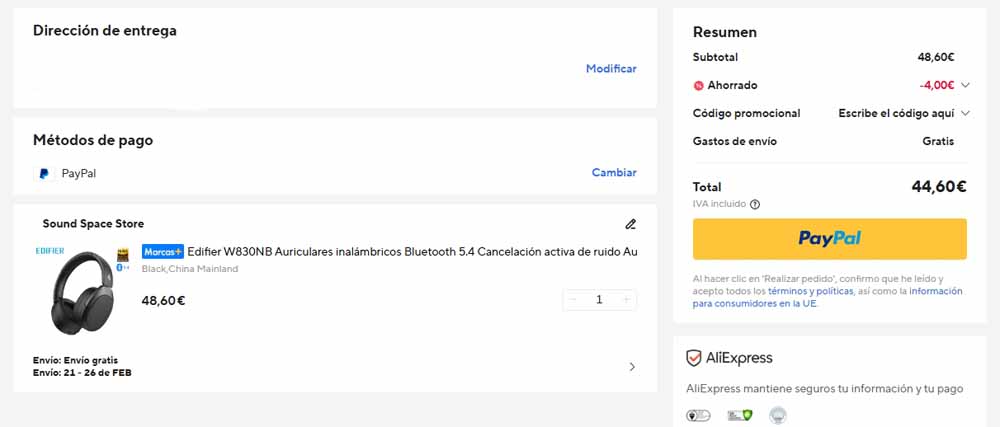 Oferta por los Edifier W830NB
