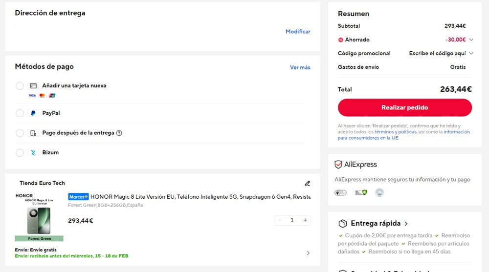 Oferta por el HONOR Magic8 Lite