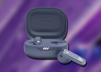 JBL Live Flex con imagen de fondo