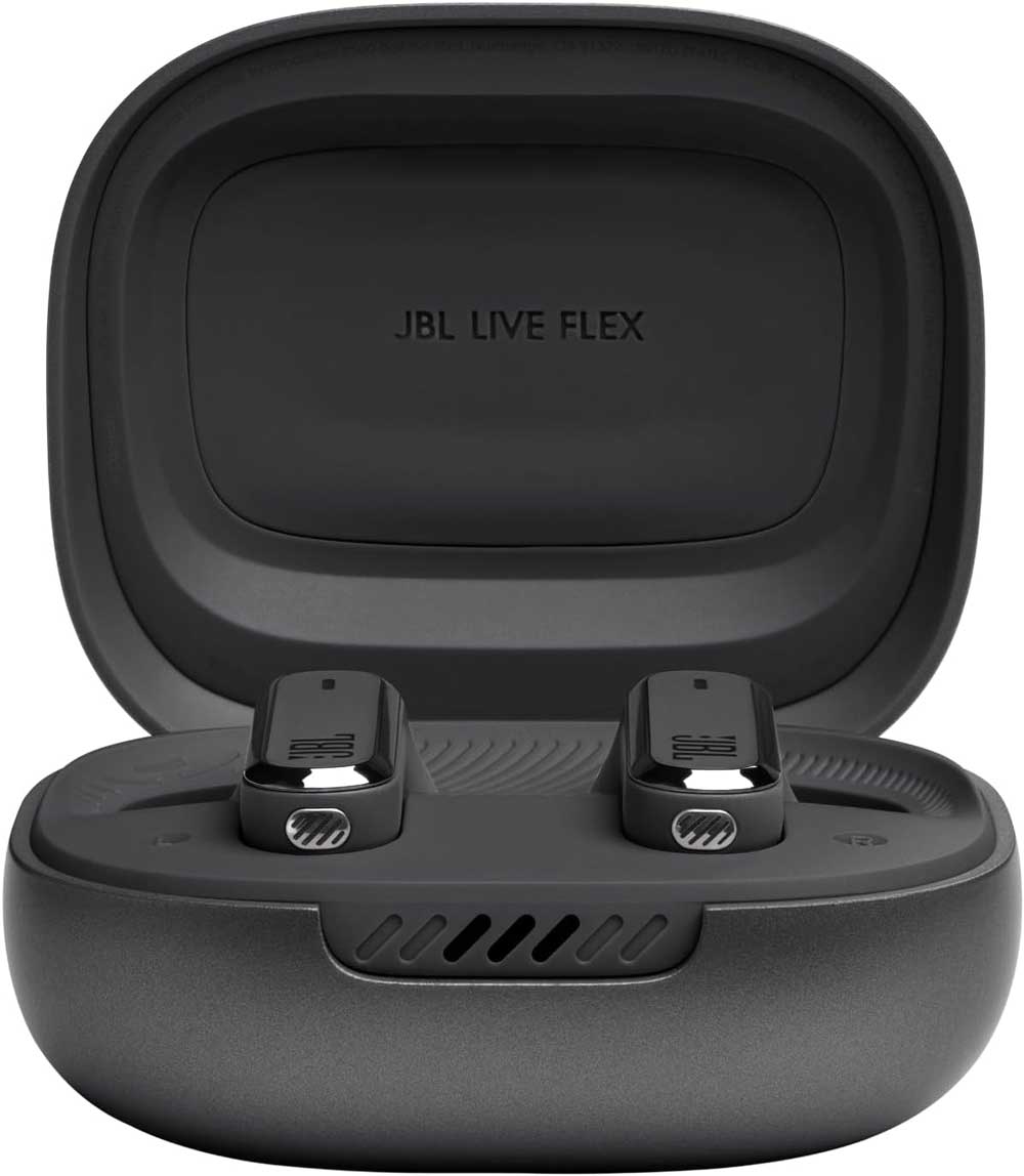 JBL Live Flex en su funda
