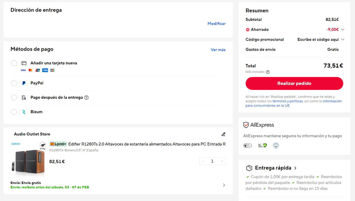 Oferta por los Edifier R1280Ts