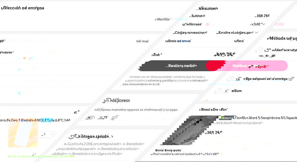 Oferta por el OnePlus Nord 5