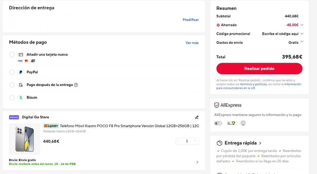 Oferta por el POCO F8 Pro