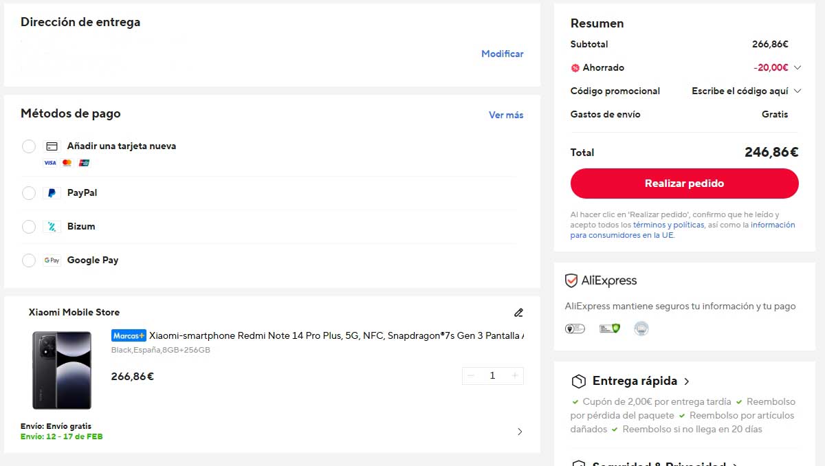 Oferta por el Redmi Note 14 Pro Plus