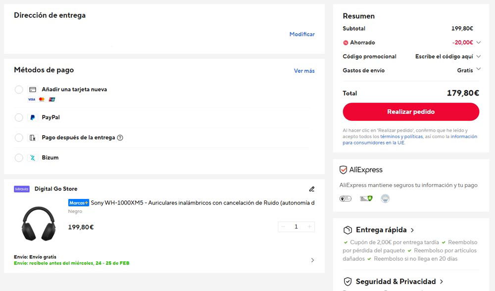 Oferta por los Sony WH-1000XM5