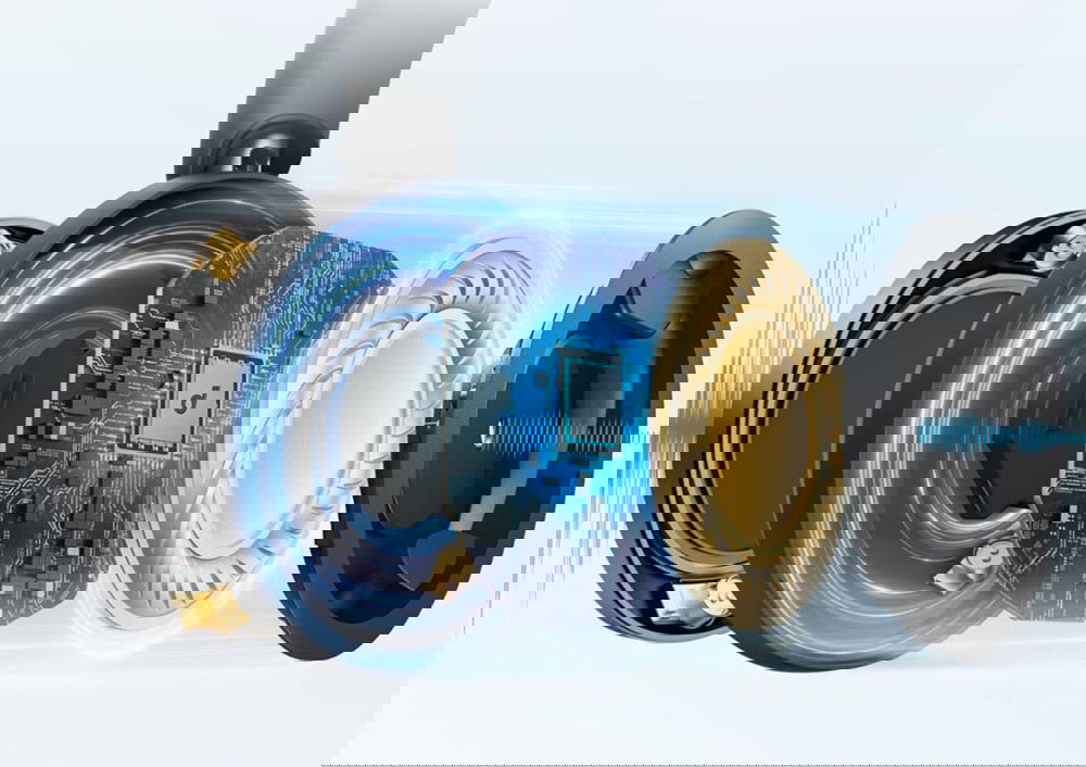 Interior de los Soundcore Space One Pro