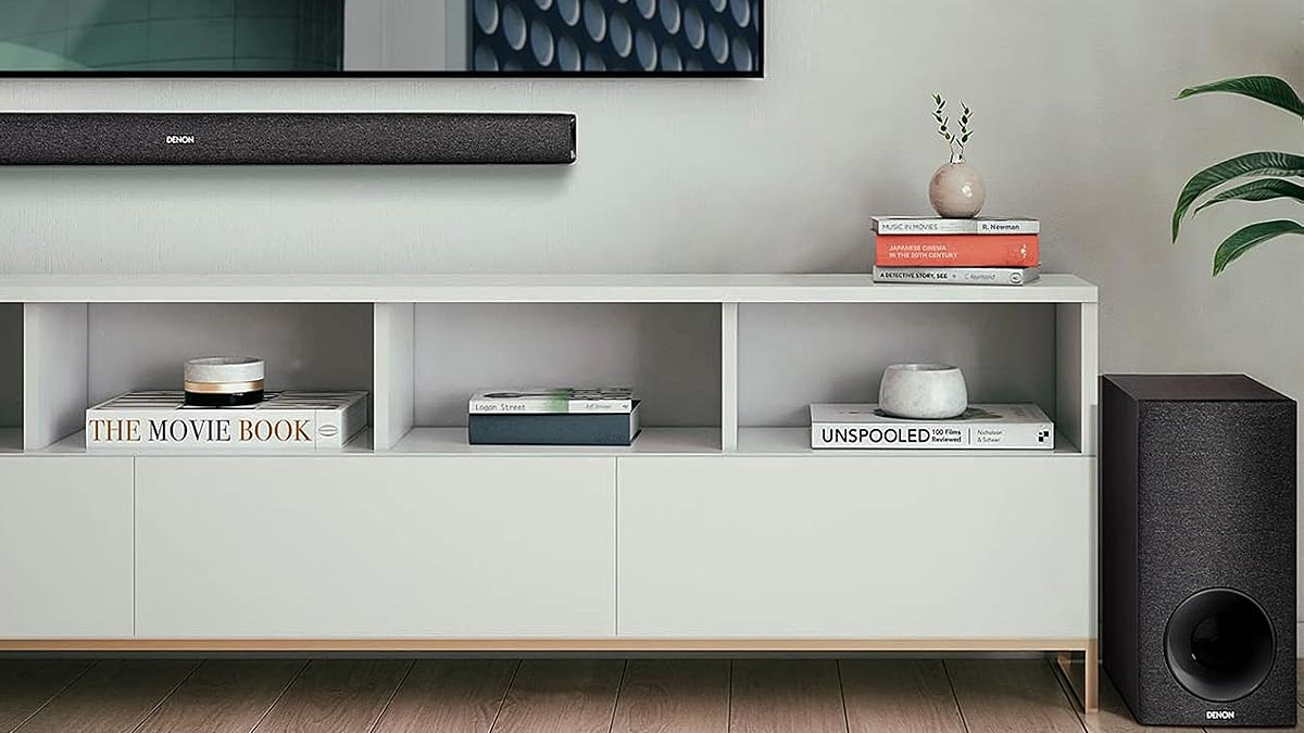 Barra de sonido en una mesa