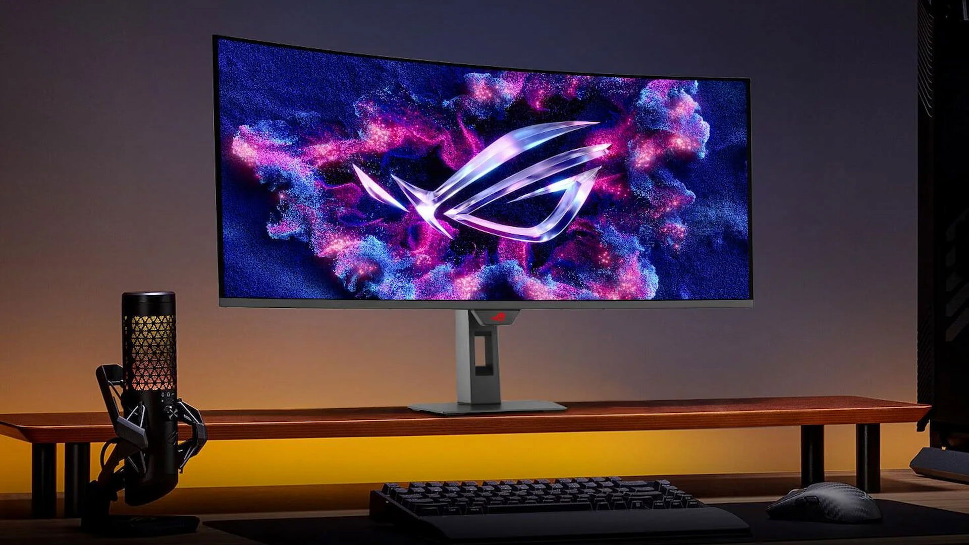 ¿Buscas un televisor y un monitor gaming a la vez? ASUS lanza el ROG Strix OLED XG34WCDMTG con 1000 nits, 240Hz y Google TV