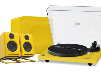 Audioengine nos trae la primavera con el amarillo Limoncello: tocadiscos, altavoces e incluso subwoofer