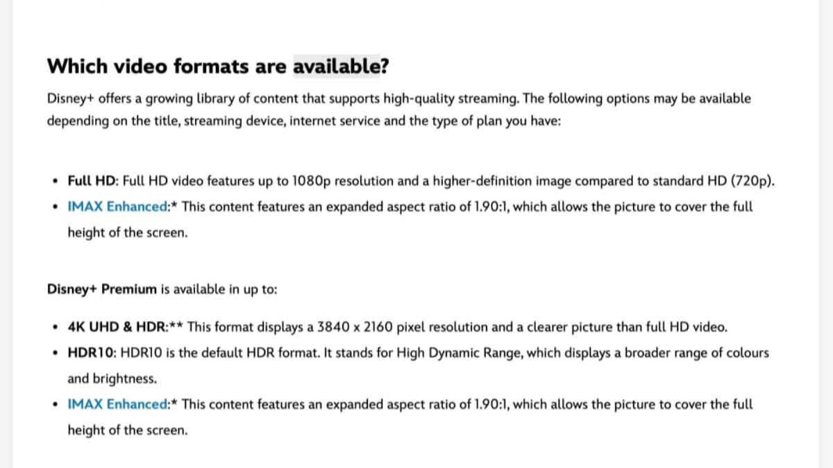 Disney+ se queda sin Dolby Vision, HDR10+ y hasta 3D en Europa: la “bajada de calidad” que nadie esperaba