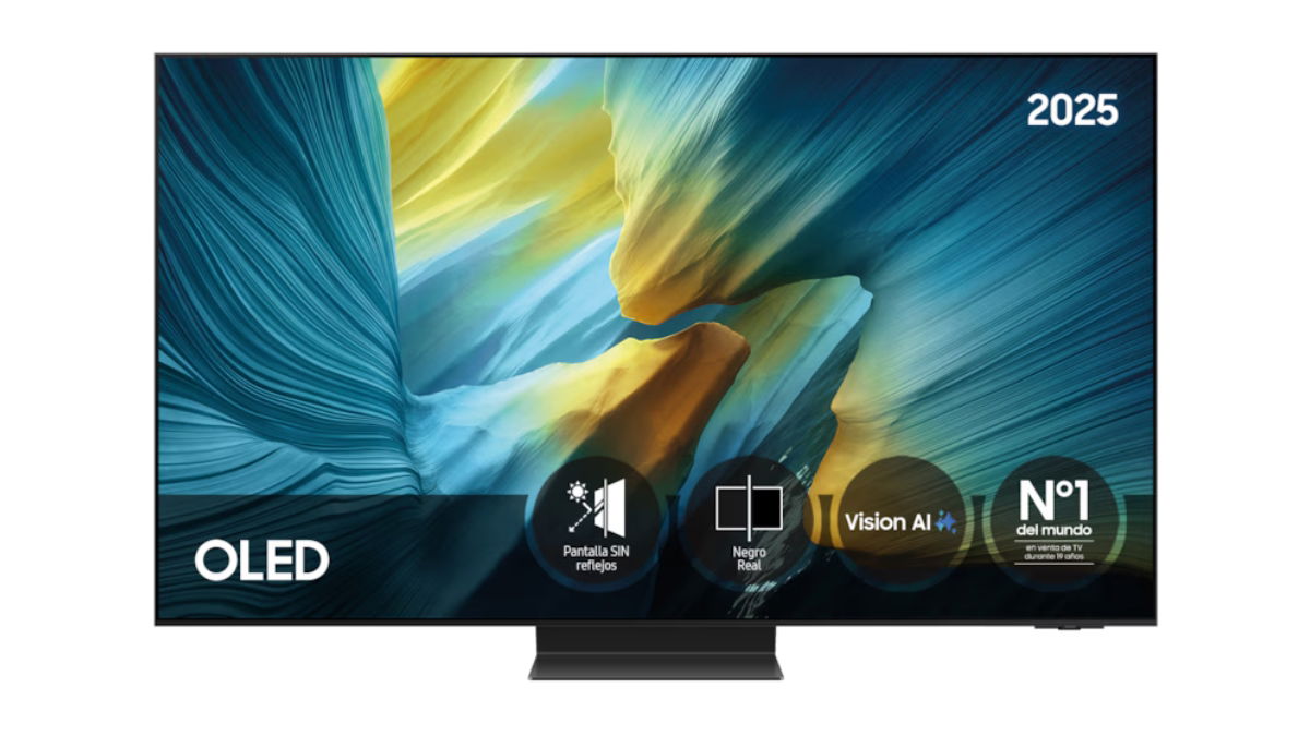 Samsung S95F de 77 pulgadas: un televisor QD-OLED enorme que te puedes llevar por poco más de 1750 euros