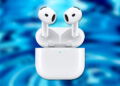 Auriculares AirPods 4 con fondo