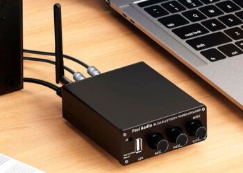 Uso del Fosi Audio BL20A en una mesa