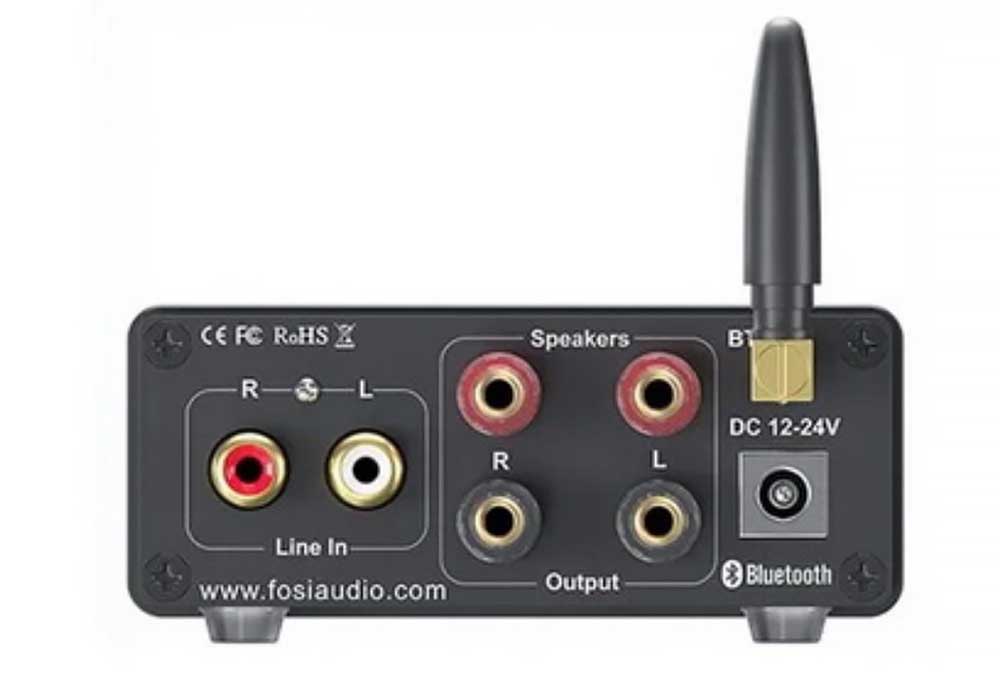 Conexiones del Fosi Audio BL20A