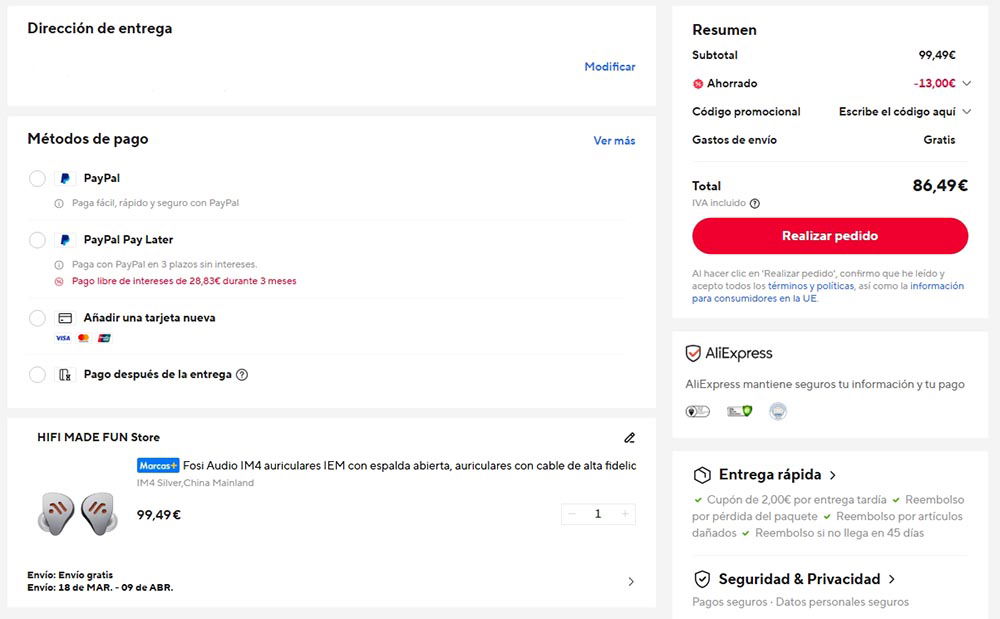 Oferta por los Fosi Audio IM4