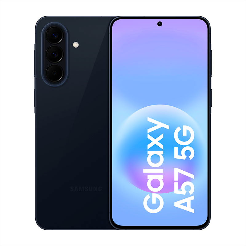 Samsung Galaxy A57 5G de color negro