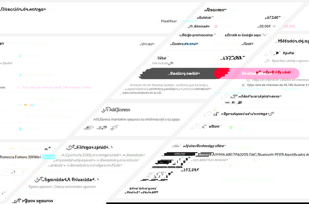 Oferta por el AIYIMA A80