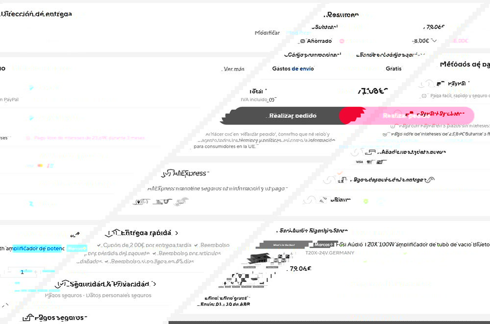 Oferta por el Fosi Audio T20X