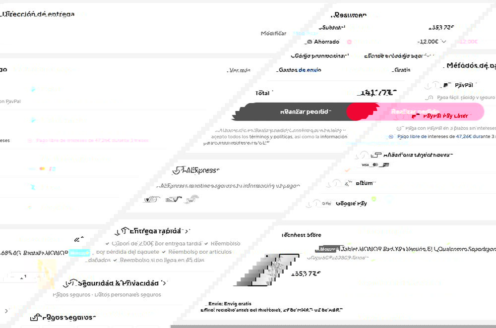 Oferta por el HONOR Pad X9a