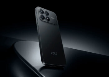 Teléfono POCO F8 Pro con fondo