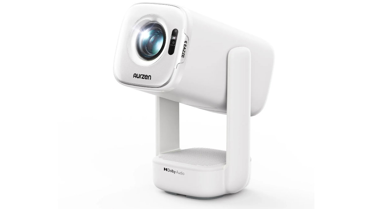 Aurzen lanza un proyector portátil por 199 euros que funciona sin enchufe: así es el Eazze D1 Air