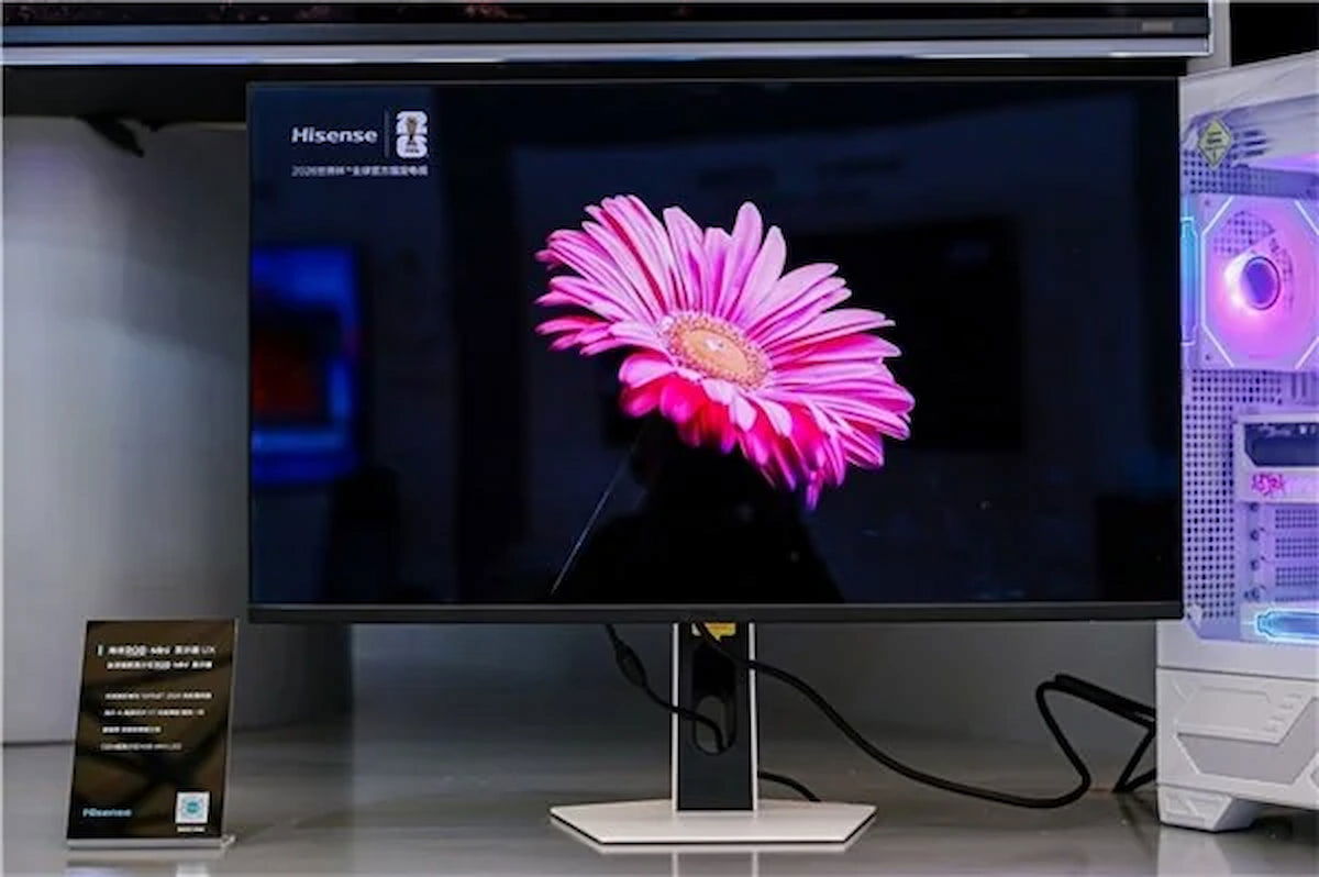 Hisense rompe el AWE 2026 con su primer monitor RGB MiniLED con 5K, 2304 zonas y hasta 2000 nits