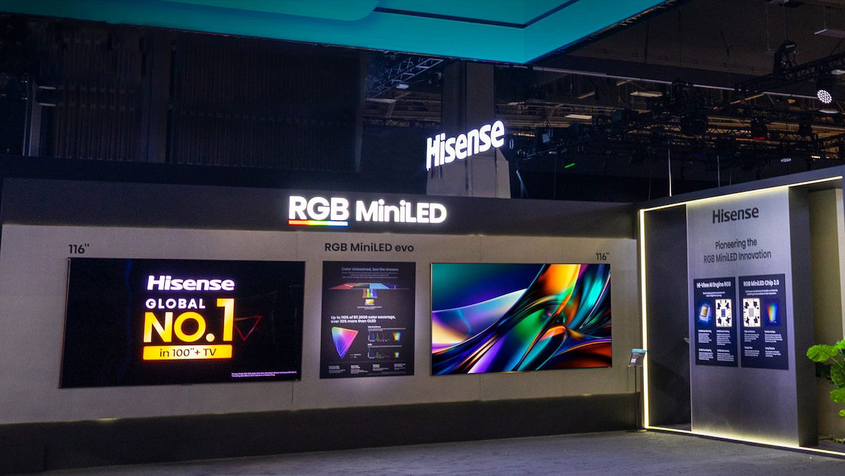 Hisense rompe el AWE 2026 con su primer monitor RGB MiniLED con 5K, 2304 zonas y hasta 2000 nits