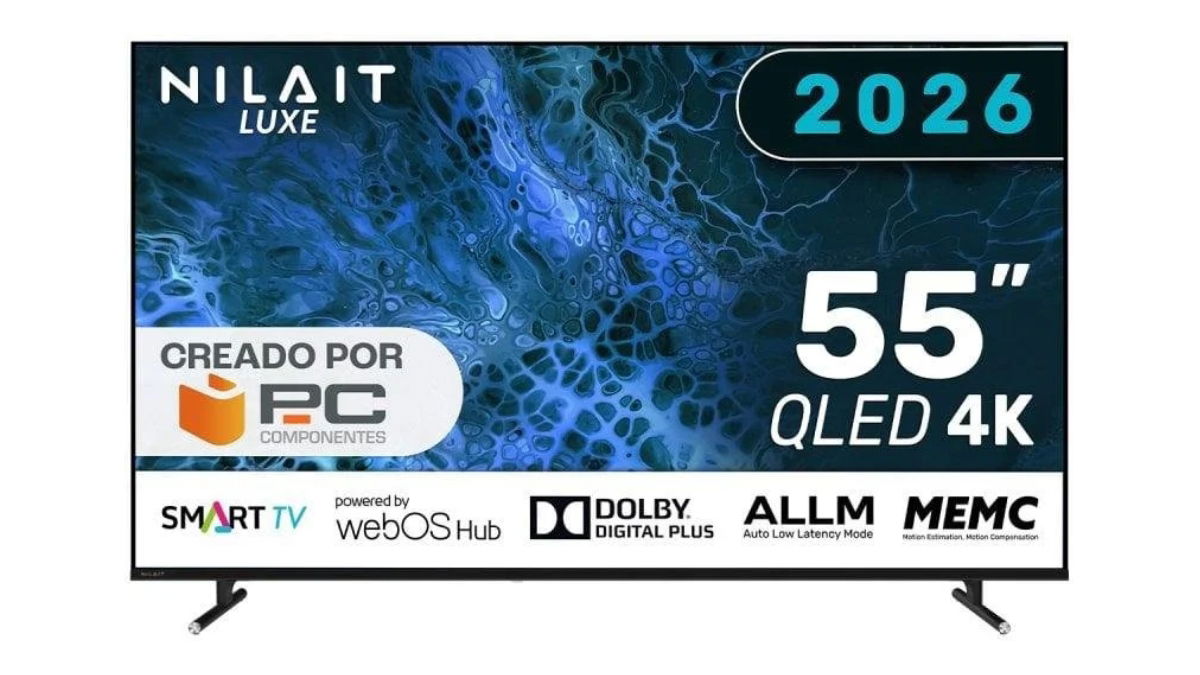 Nilait lanza su nuevo televisor Luxe y llega con panel QLED, 4K y webOS desde solo 299 euros